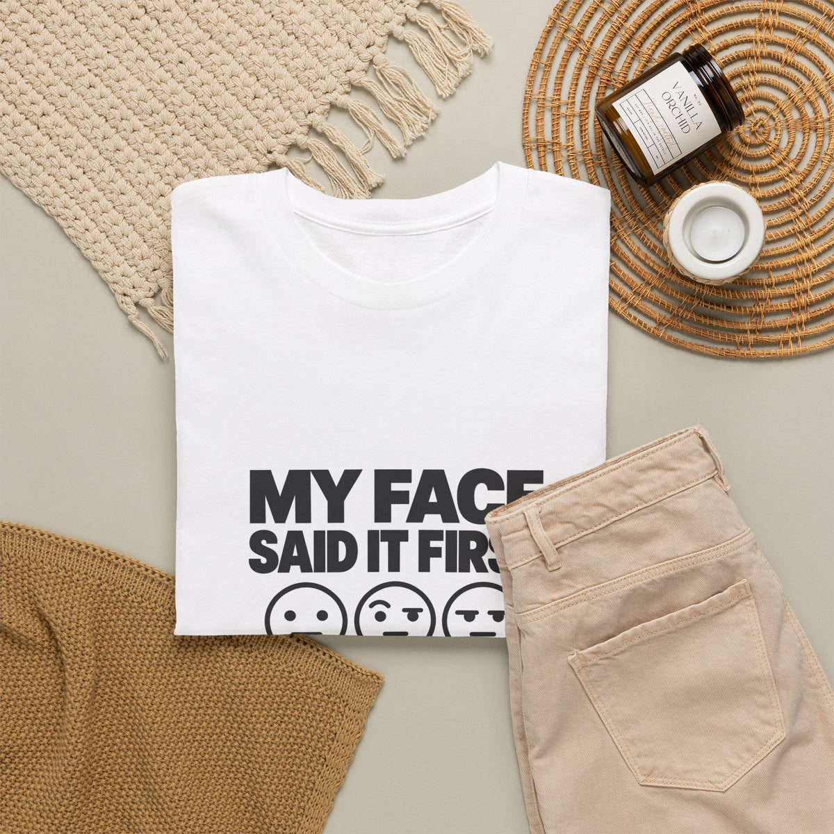 CLASSICFORM My Face Said It First Graphic Tee