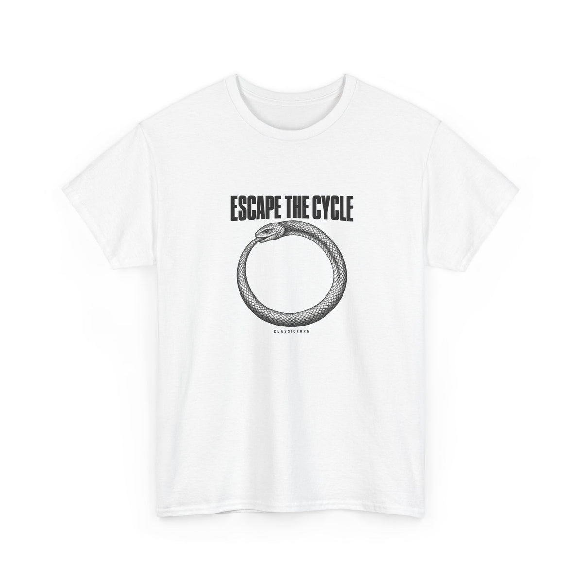 CLASSICFORM Escape the Cycle Ouroboros Tee